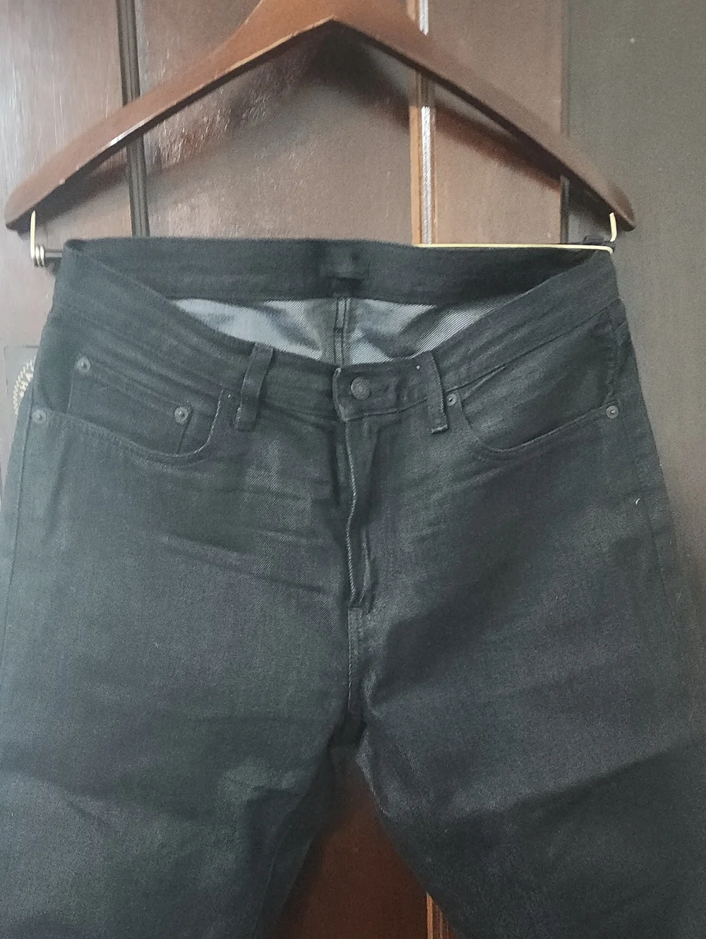 Uniqlo Regular Fit Black Denim Jeans